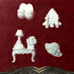 Πολυεστερικό αντικείμενο 5x4cm 4σετ- PL4260 - Image 2