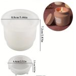 Καλούπι Σιλικόνης Δοχείο με καπάκι -KS6336 - Image 3