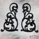 Ελαστικό στοιχείο 8×13,5cm 2τεμ. (Black) --- EL2563