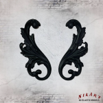 Ελαστικό στοιχείο 3x7,5cm 2τεμ.(Black)-EL2708