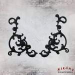 Ελαστικό στοιχείο 9x12cm 2τεμ.(Black)- EL2792