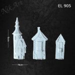 Ελαστικό στοιχείο σπιτάκια σετ 3τεμ.- EL905