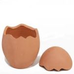 Αυγό κεραμικό ανοιγόμενο 16cm (KR5302) - Image 3