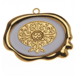 Μεταλλικό Ρόδι με Σμάλτο 6Χ4,5εκ.-MA121