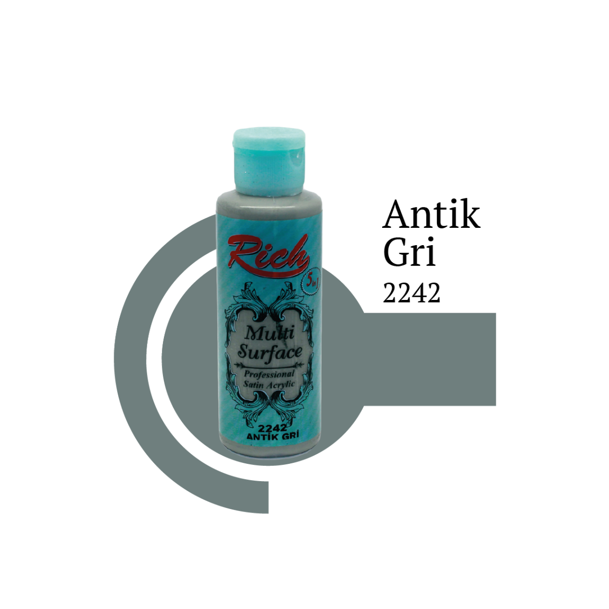 Multi Surface Paint Rich 130ml-Turquoise(MS2204) - Image 3