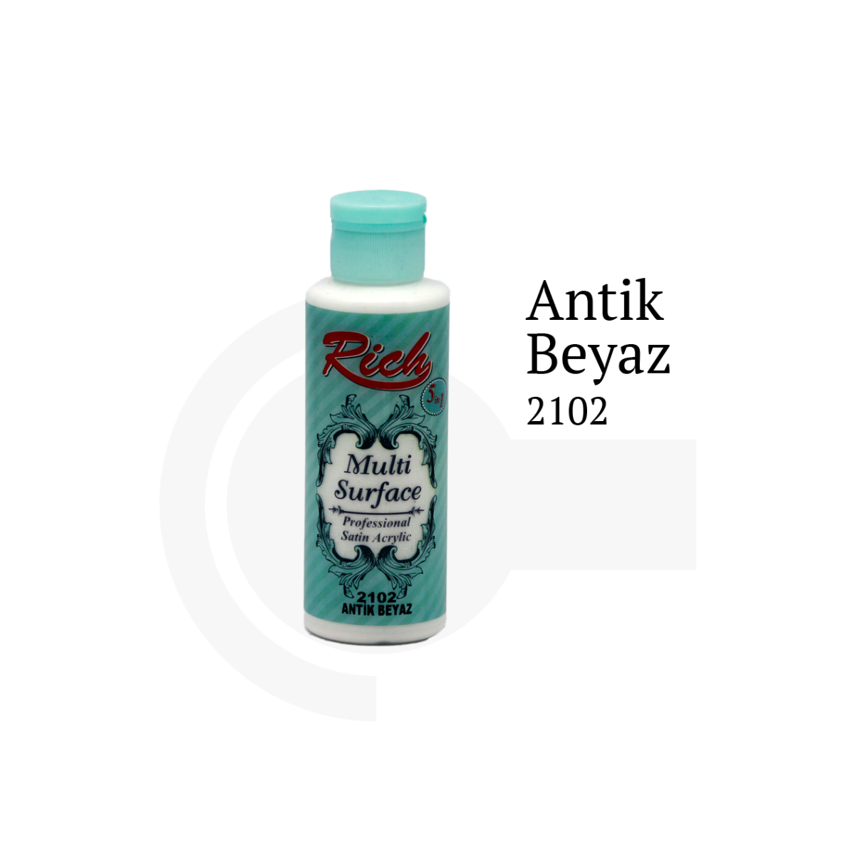 Multi Surface Paint Rich 130ml-Antique White(MS2102) - Image 2