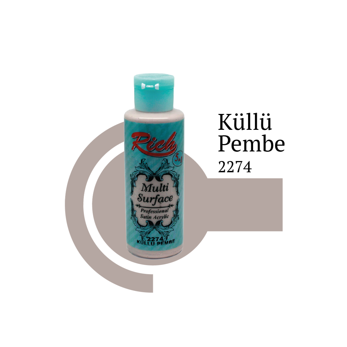 Multi Surface Paint Rich 130ml-Kullu Pembe(MS2274) - Image 2