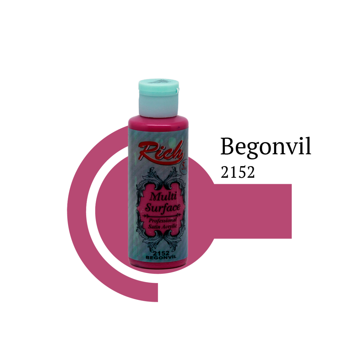 Multi Surface Paint Rich 130ml-Bougainvillea(MS2152) - Image 2