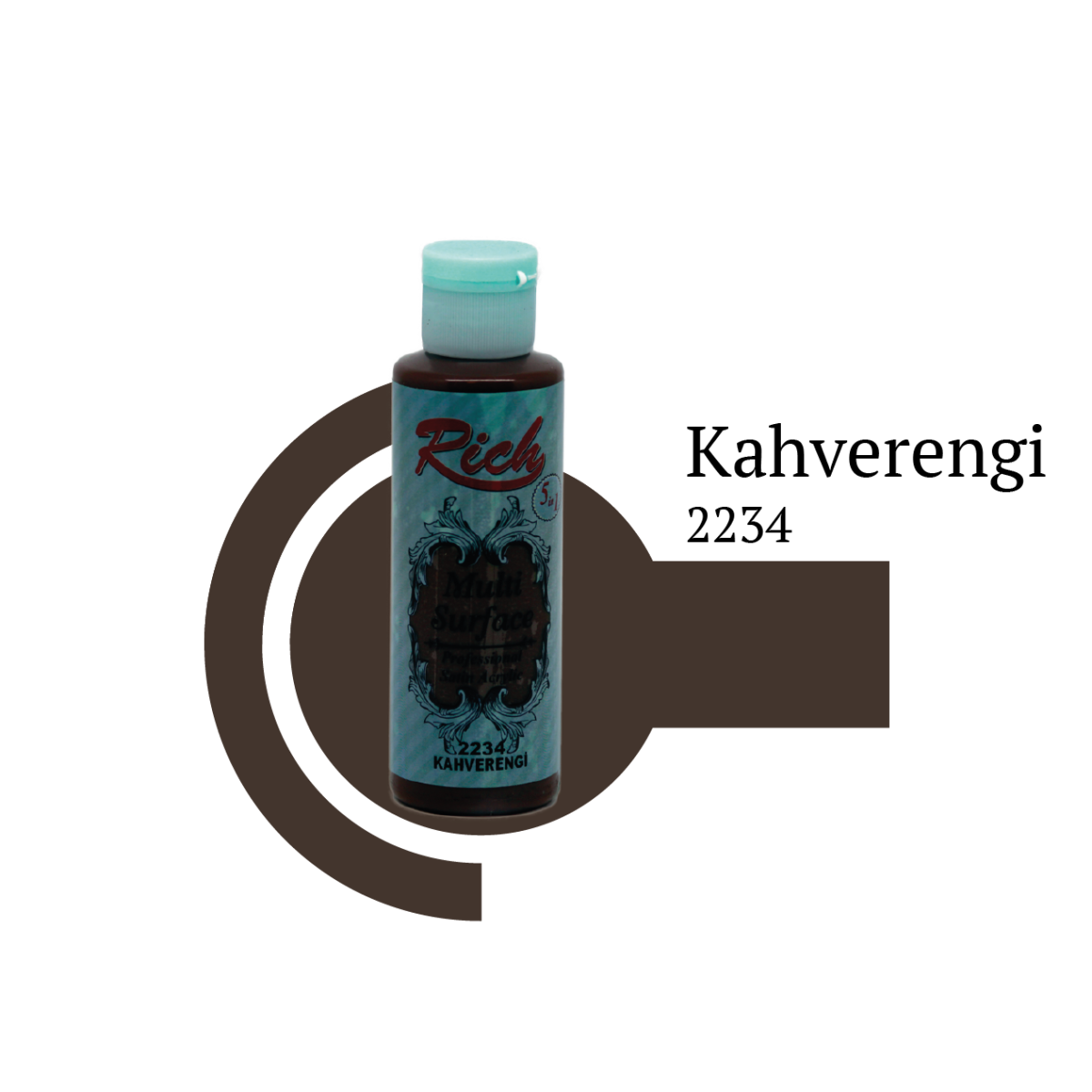 Multi Surface Paint Rich 130ml-Brown(MS2234) - Image 2