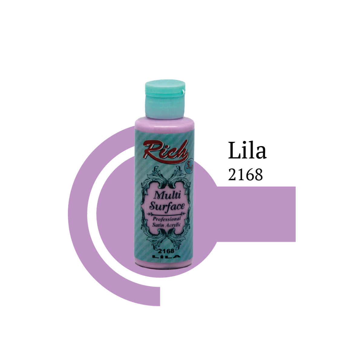 Multi Surface Paint Rich 130ml-Lila(MS2168) - Image 2