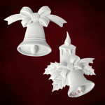 Πολυεστερικό αντικείμενο σετ 2τεμ. 9x11cm  - PL4503