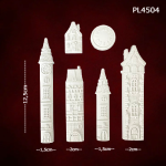 Πολυεστερικό αντικείμενο σετ 6τεμ. 2x12,5cm  - (PL4504) - Image 2