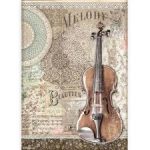 Ριζόχαρτο Stamperia 21x29cm, Journal, stylized flowers-RZ118