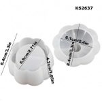 Καλούπι σιλικόνης βάζο με καπάκι 2τεμ. -KS6237 - Image 2