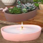 Καλούπι σιλικόνης γλαστράκι/δοχείο για κερί  -KS6238