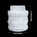 Καλούπι σιλικόνης Καρουζέλ-δοχείο με καπάκι 2σχέδια  -KS6356 - Image 3