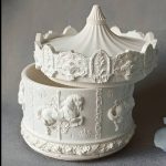 Καλούπι σιλικόνης Καρουζέλ-δοχείο με καπάκι 2σχέδια  -KS6356 - Image 4