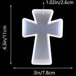 Καλούπι σιλικόνης Σταυρός-KS6292 - Image 2