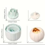Καλούπι Σιλικόνης Κολοκύθα με καπάκι 3μεγέθη-KS6325 - Image 5