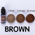 Χρώμα υγρό για κερί (Brown)- XK5402