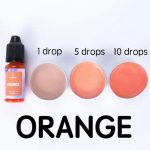 Χρώμα υγρό για κερί (Orange)- XK5396