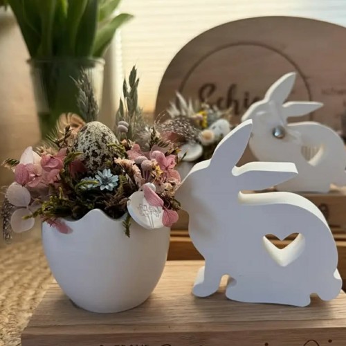 Καλούπι Σιλικόνης Σετ Κουνελάκι & Αυγό -KS8573