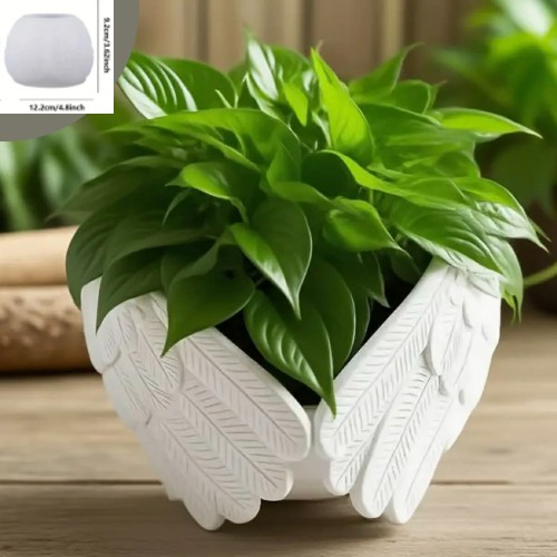 Καλούπι Σιλικόνης Δοχείο Φτερά Αγγέλου-KS6369