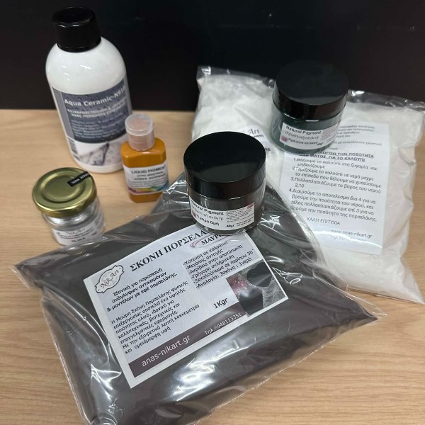 ΠΑΚΕΤΟ ΠΡΟΣΦΟΡΑΣ Σκόνη Πορσελάνης-Χρωστικές-Αδιαβροχοποίηση-PR1823