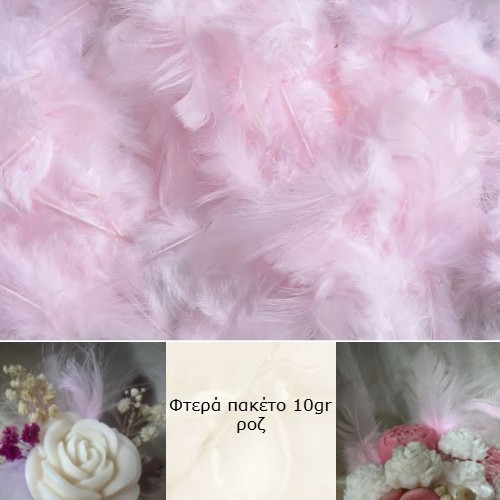 Φτερά πακέτο 10gr ροζ-FT7263