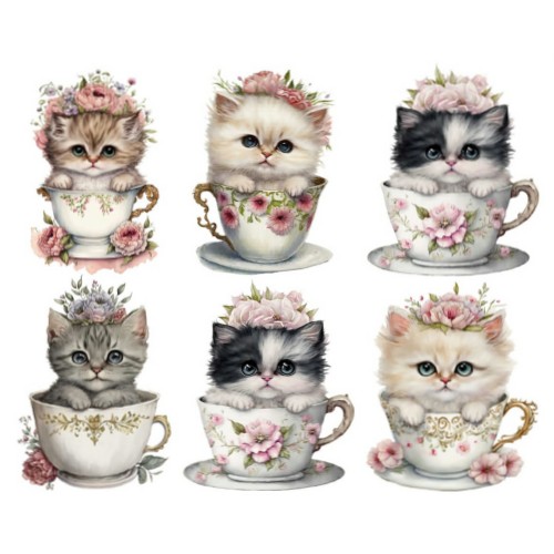 Χαρτί Easy Transfer, Γατάκια,25x35cm-LN5157