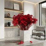 Αποξηραμένη γυψοφύλλη Κόκκινη 26τεμ.-AP3750