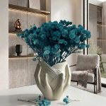 Αποξηραμένη γυψοφύλλη Τυρκουζ 26τεμ.-AP3790