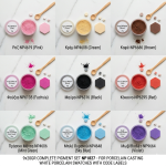 Σετ Χρωστικές σε σκόνη (pigment) 9x20gr-NP1827