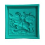καλούπι σιλικόνης Άγιος Γεώργιος 15x15cm Nikart Premium