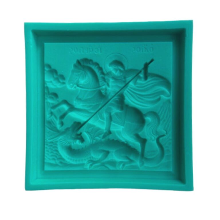 καλούπι σιλικόνης Άγιος Γεώργιος 15x15cm Nikart Premium