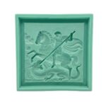 καλούπι σιλικόνης Άγιος Γεώργιος 15x15cm Nikart Premium