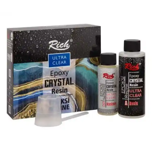 Rich 120ml Υγρό Γυαλί & 60ml Καταλύτης Ultra Clear