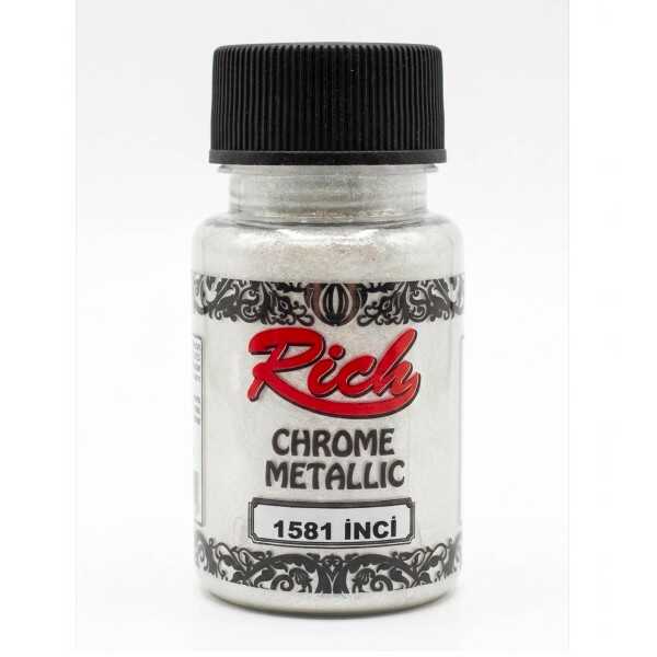 Chrome metallic paint Rich 60ml - Pearl (1581)