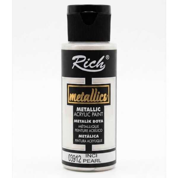 Μεταλλικό ακρυλικό χρώμα Rich 60ml 3912 pearl